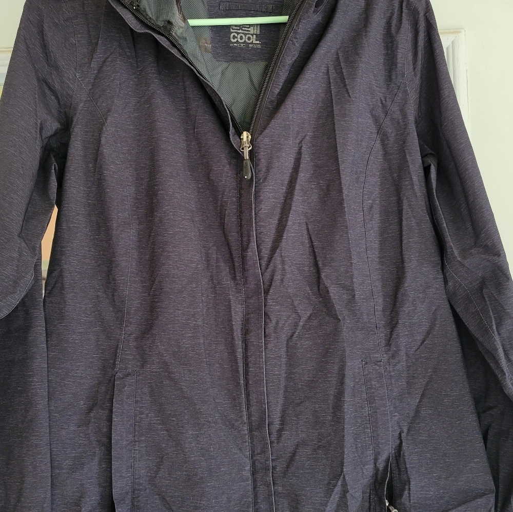 Dark Gray Zip-Up Jacket Size Small - Picture 1 of 6